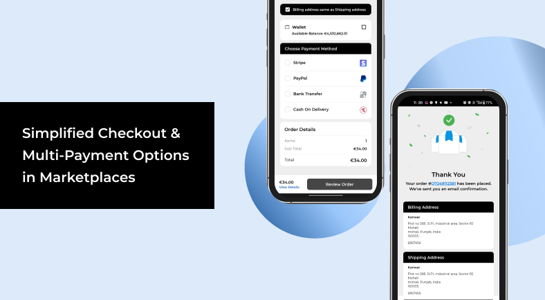 Simplified Checkout & Multi-Payment Options in Marketplaces